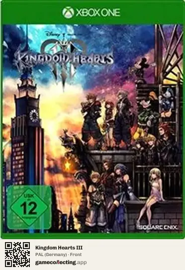 Kingdom Hearts III Xbox One, Germany box front