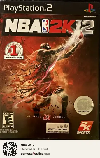 NBA 2K12 PlayStation 2, NTSC box front