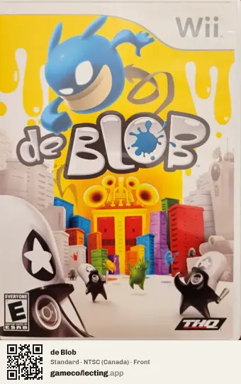 de Blob Nintendo Wii, Canada box front