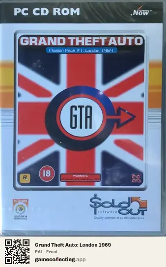 Grand Theft Auto: London 1969 Computer, PAL box front
