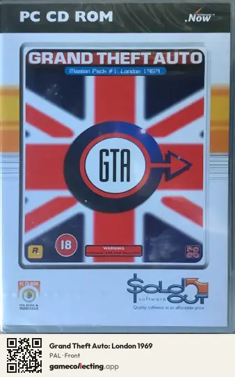 Grand Theft Auto: London 1969 Computer, PAL box front