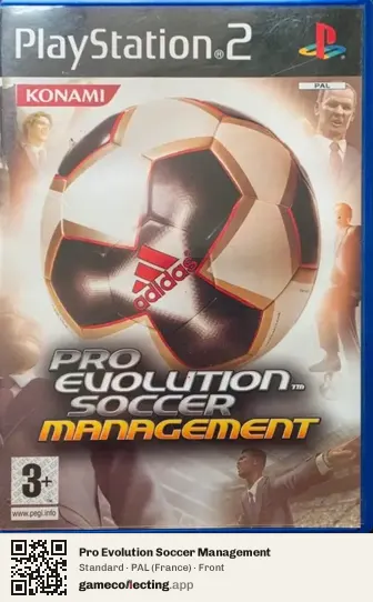 Pro Evolution Soccer Management PlayStation 2, France box front
