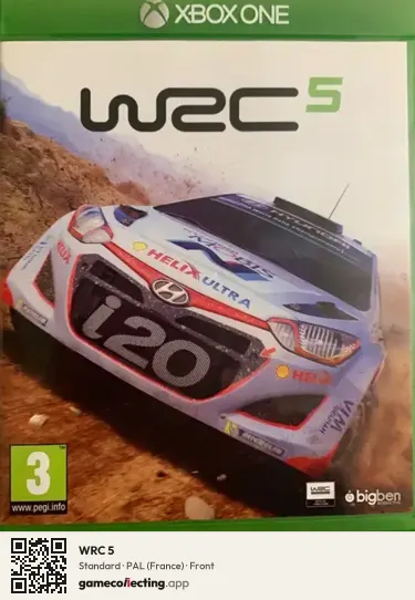 WRC 5 Xbox One, France box front