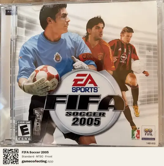 FIFA Soccer 2005 PlayStation, NTSC box front