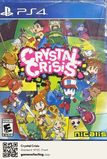 Crystal Crisis PlayStation 4, NTSC box front