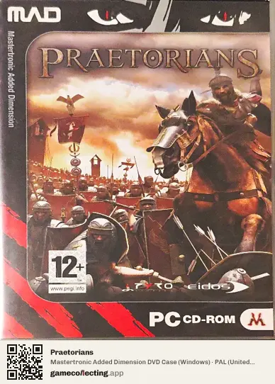 Praetorians Computer, United Kingdom box front