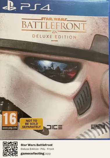 Star Wars Battlefront PlayStation 4, PAL box front