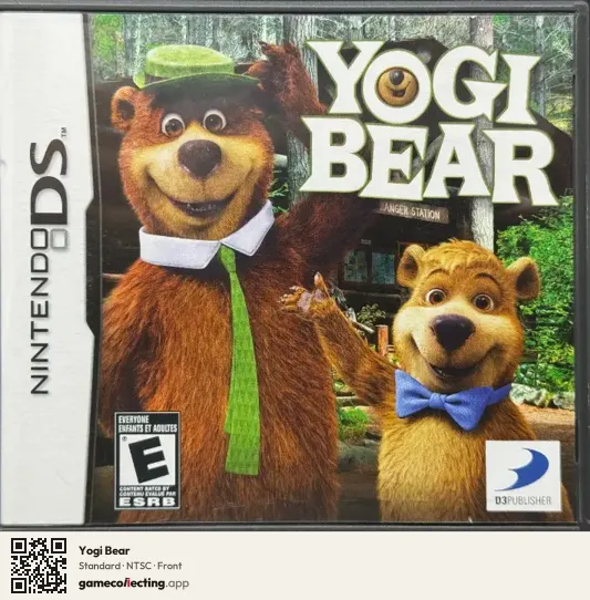 Yogi Bear Nintendo DS, NTSC box front