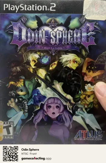 Odin Sphere PlayStation 2, NTSC box front