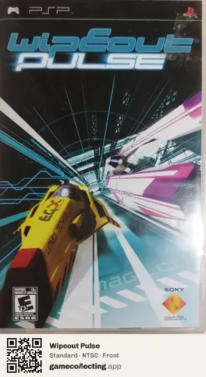 Wipeout Pulse PlayStation Portable, NTSC box front