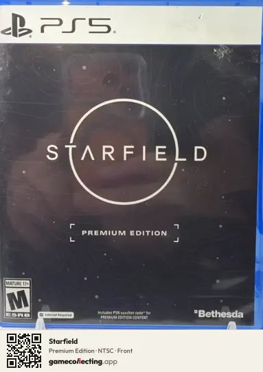 Starfield PlayStation 5, NTSC box front