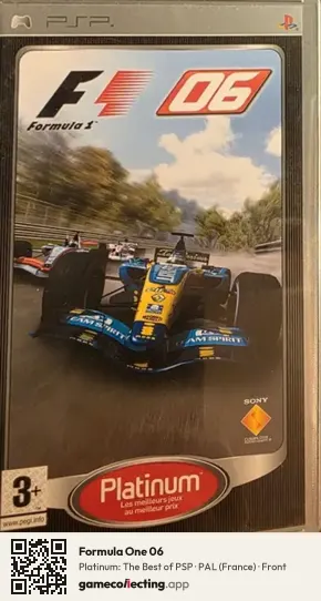 Formula One 06 PlayStation Portable, France box front