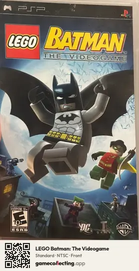 LEGO Batman: The Videogame PlayStation Portable, NTSC box front