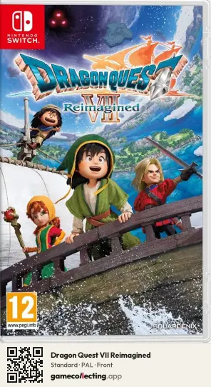 Dragon Quest VII Reimagined Nintendo Switch, PAL box front