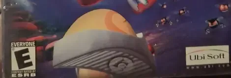 Rayman 3: Hoodlum Havoc, the ESRB box on its front