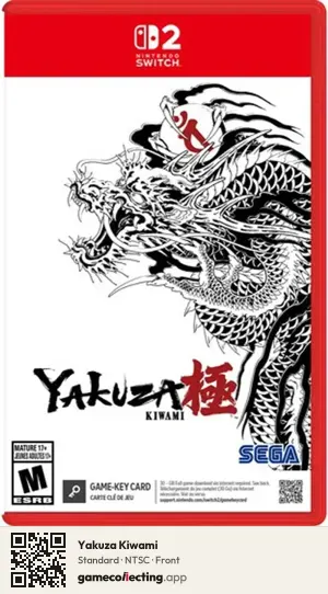 Yakuza Kiwami Nintendo Switch 2, NTSC box front