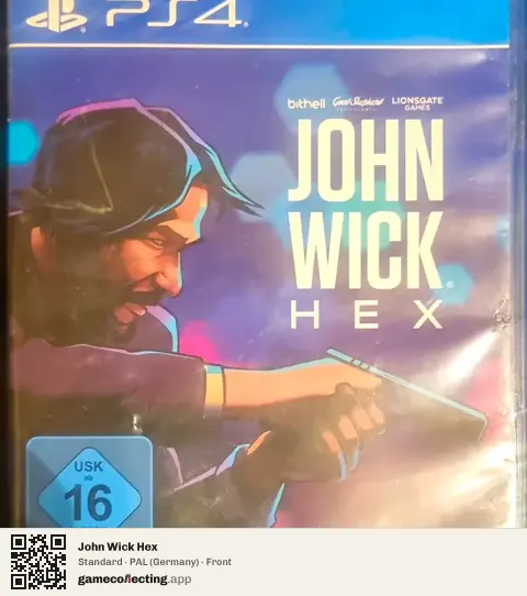 John Wick Hex PlayStation 4, Germany box front
