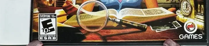 Mystery Tales: Time Travel, the ESRB box on its front