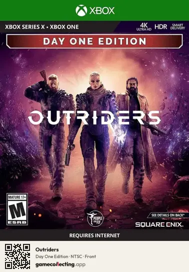 Outriders Xbox Series X, NTSC box front