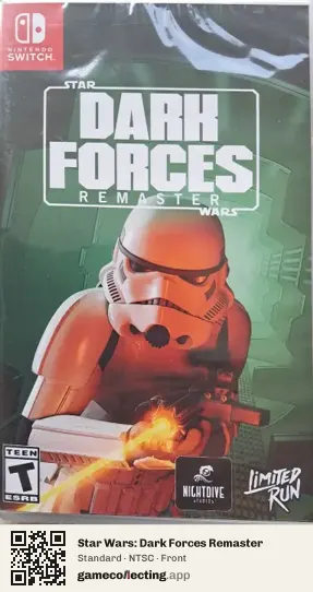 Star Wars: Dark Forces Remaster Nintendo Switch, NTSC box front