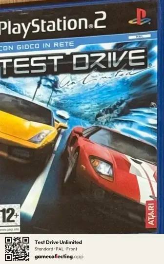 Test Drive Unlimited PlayStation 2, PAL box front
