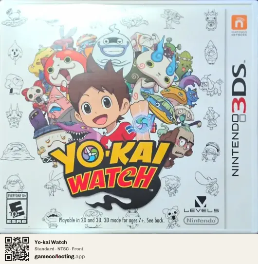 Yo-kai Watch Nintendo 3DS, NTSC box front