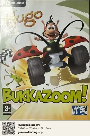 Hugo: Bukkazoom! Computer, PAL box front