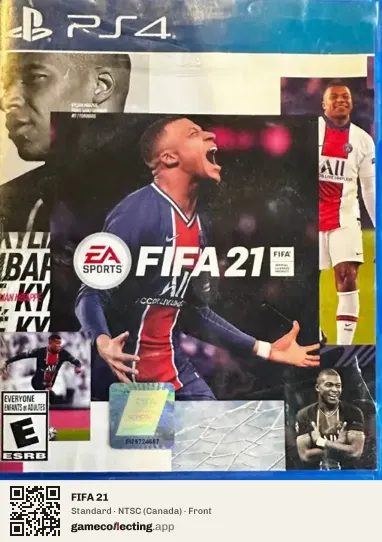 FIFA 21 PlayStation 4, Canada box front