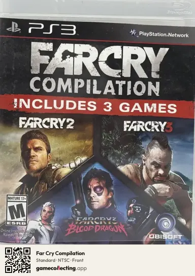 Far Cry Compilation PlayStation 3, NTSC box front