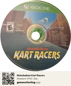Nickelodeon Kart Racers Xbox One, NTSC disc