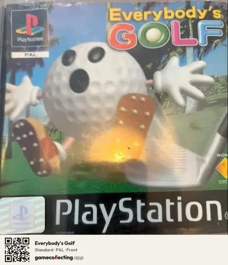 Everybody's Golf PlayStation, PAL box front