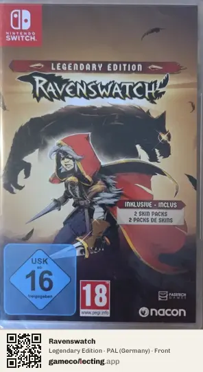 Ravenswatch Nintendo Switch, Germany box front
