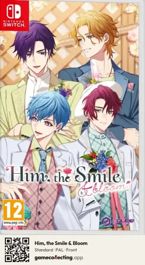Him, the Smile & Bloom Nintendo Switch, PAL box front