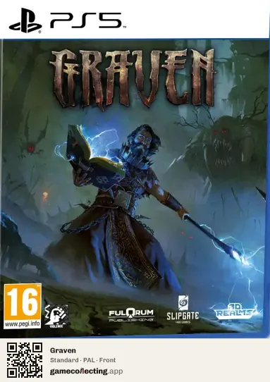 Graven PlayStation 5, PAL box front