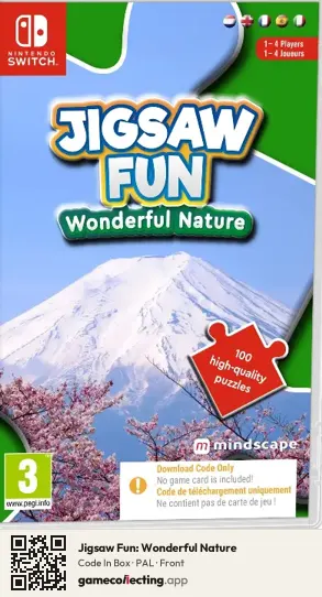 Jigsaw Fun: Wonderful Nature Nintendo Switch, PAL box front