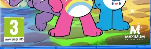 Care Bears: Unlock the Magic, the PEGI square on its front