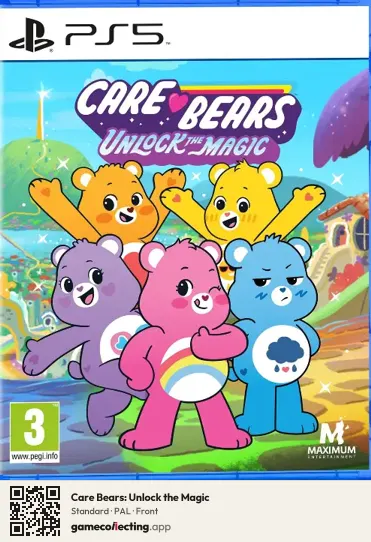 Care Bears: Unlock the Magic PlayStation 5, PAL box front