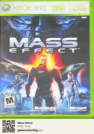 Mass Effect Xbox 360, NTSC box front
