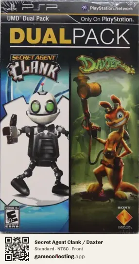 Secret Agent Clank / Daxter PlayStation Portable, NTSC box front