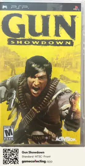 Gun Showdown PlayStation Portable, NTSC box front
