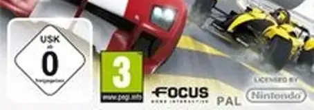 TrackMania, the USK square on its front