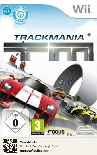 TrackMania Nintendo Wii, Germany box front