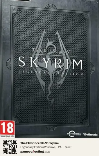 The Elder Scrolls V: Skyrim Computer, PAL box front