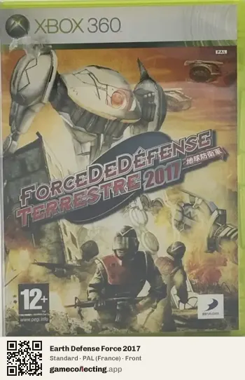 Earth Defense Force 2017 Xbox 360, France box front