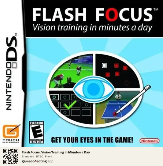 Flash Focus: Vision Training in Minutes a Day Nintendo DS, NTSC box front