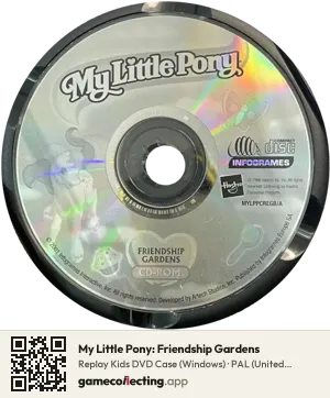 My Little Pony: Friendship Gardens Computer, PAL disc