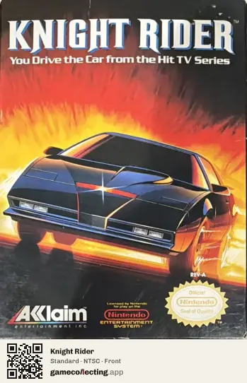 Knight Rider Nintendo Entertainment System, NTSC box front