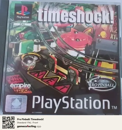 Pro Pinball: Timeshock! PlayStation, PAL box front