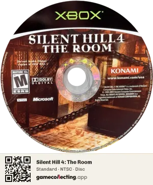 Silent Hill 4: The Room Xbox, NTSC disc