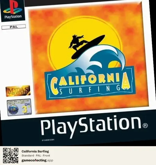 California Surfing PlayStation, PAL box front